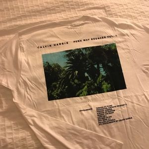 Official CALVIN HARRIS FRANK OCEAN Slide T-Shirt